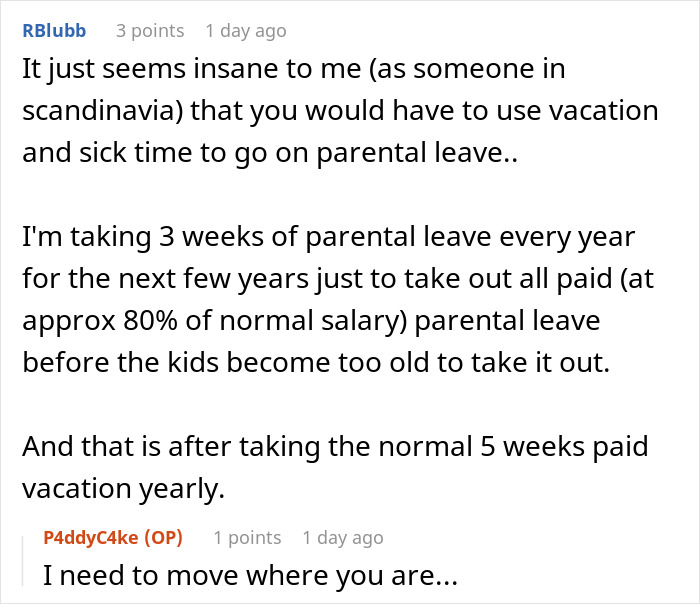 Boss Regrets Not Giving New Dad 1 Week Off After He Says He’ll Be Taking 12