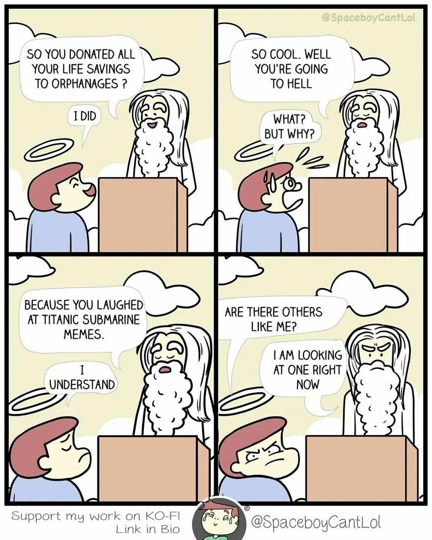 22 Hilarious Comics With Unexpected, And Sometimes Dark Endings By SpaceboyCantLOL (New Pics) 22 Hilarious Comics With Unexpected, And Sometimes Dark Endings By SpaceboyCantLOL (New Pics)