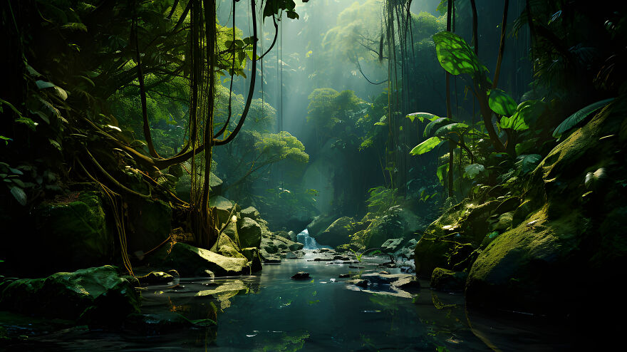 Images Of The Amazon Rainforest I Created Using AI