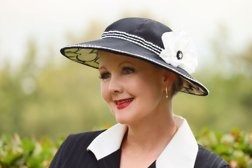 50+ Model Marga Van Der Vet Makes Her Own Hats 50+ Model Marga Van Der Vet Makes Her Own Hats