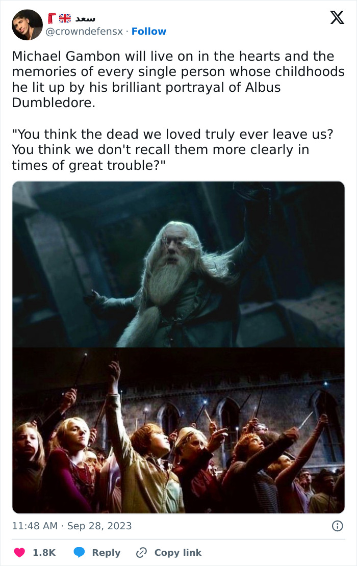 “Death Is But The Next Great Adventure”: Dumbledore Actor Michael Gambon Dies At 82 “Death Is But The Next Great Adventure”: Dumbledore Actor Michael Gambon Dies At 82