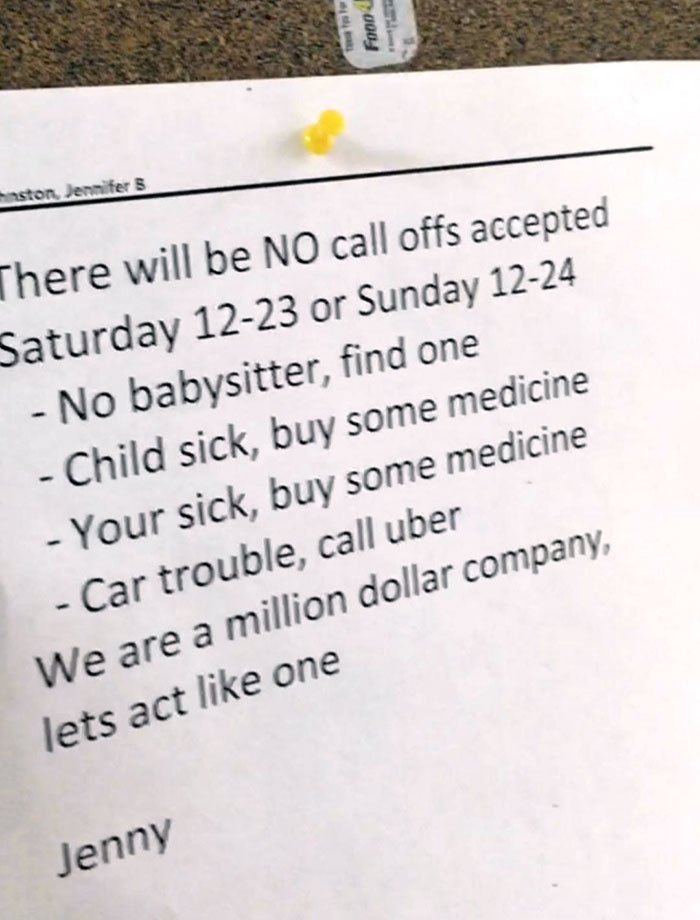 40 Ridiculous Rules From Entitled Bosses Who Deserve To Be Shamed On The Internet 40 Ridiculous Rules From Entitled Bosses Who Deserve To Be Shamed On The Internet