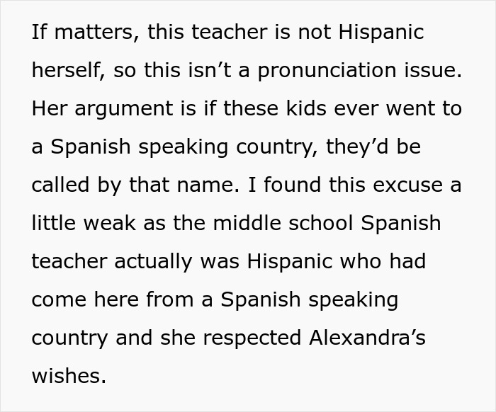 Mom Asks If She Is Wrong For Not Backing Down On Her Child’s Teacher Calling Her The Proper Name