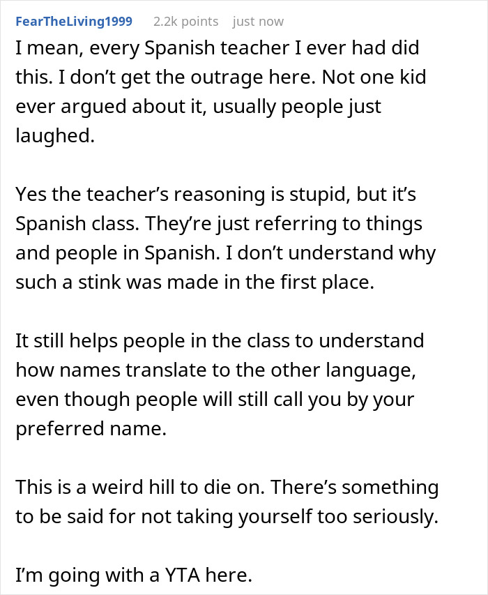 Mom Asks If She Is Wrong For Not Backing Down On Her Child’s Teacher Calling Her The Proper Name