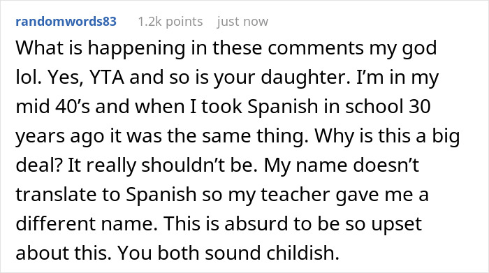 Mom Asks If She Is Wrong For Not Backing Down On Her Child’s Teacher Calling Her The Proper Name