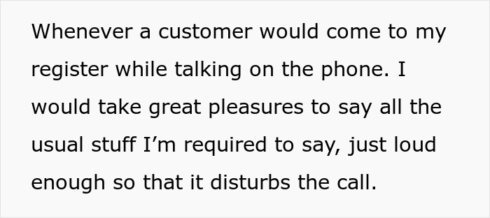Cashier Maliciously Complies With Clients Who Keep Talking On Phone And Gesture At Him To Shut It