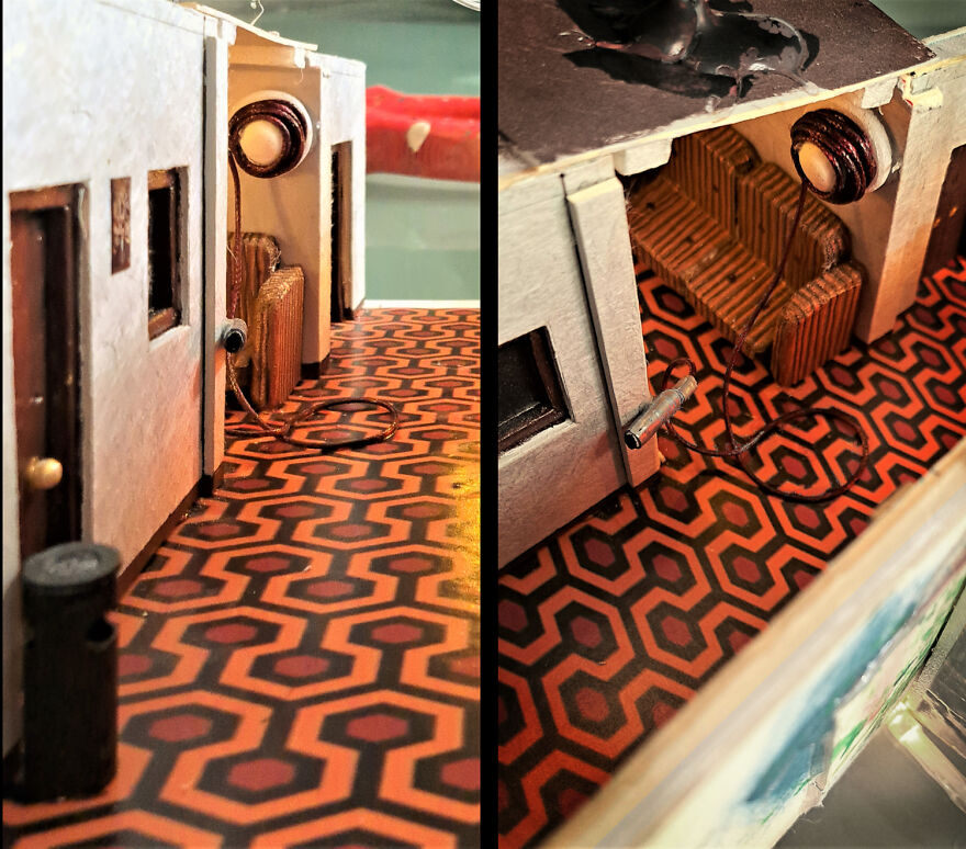 I Recreated The Famous Hallway Out Of Stephen King’s “The Shining” As A Book Nook I Recreated The Famous Hallway Out Of Stephen King’s “The Shining” As A Book Nook