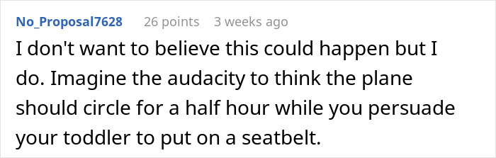 Dad Thinks Plane Should Delay Landing Because Of His Fussy Toddler, Gets Shut Down Dad Thinks Plane Should Delay Landing Because Of His Fussy Toddler, Gets Shut Down