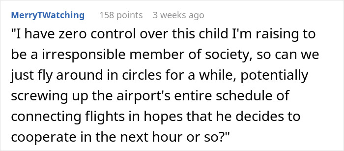 Dad Thinks Plane Should Delay Landing Because Of His Fussy Toddler, Gets Shut Down Dad Thinks Plane Should Delay Landing Because Of His Fussy Toddler, Gets Shut Down