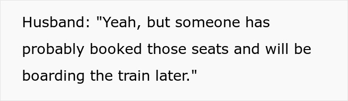 Spouses Upset Seeing A Random Karen In Their Booked 1st Class Train Seats And Refusing To Move Spouses Upset Seeing A Random Karen In Their Booked 1st Class Train Seats And Refusing To Move