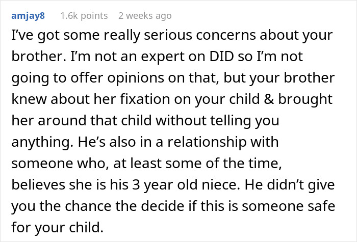Mom Shares Horrifying Story About Brother-In-Law’s GF Who Thinks She’s Their 3 Y.O.