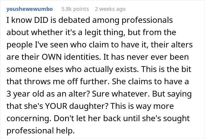 Mom Shares Horrifying Story About Brother-In-Law’s GF Who Thinks She’s Their 3 Y.O.