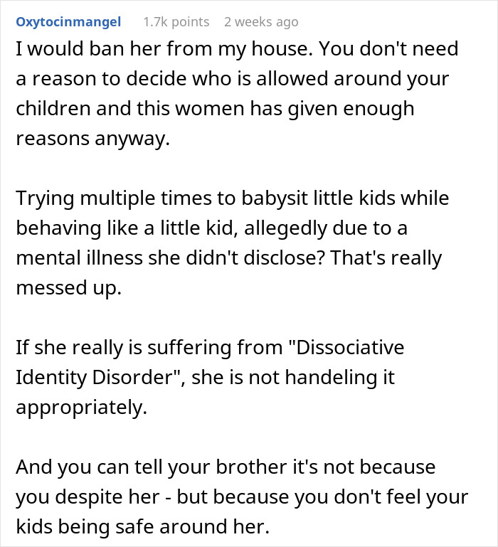 Mom Shares Horrifying Story About Brother-In-Law’s GF Who Thinks She’s Their 3 Y.O.