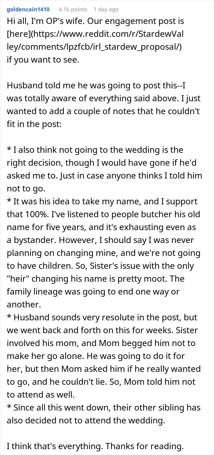 &ldquo;I [Won’t] Subject My Wife To This Abusive Trainwreck&rdquo;: Man Skips Sister&rsquo;s Wedding, Citing Her Rage