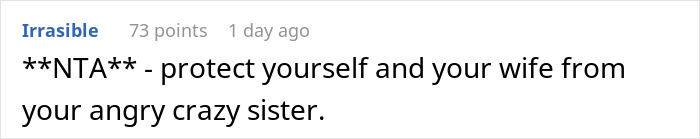 &ldquo;I [Won’t] Subject My Wife To This Abusive Trainwreck&rdquo;: Man Skips Sister&rsquo;s Wedding, Citing Her Rage