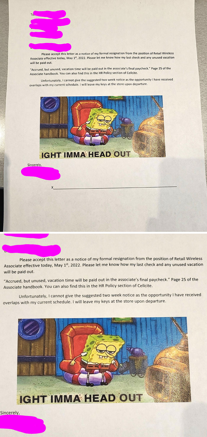 50 Times People Quit In The Pettiest Way And Left A Lasting Impression On Their Bosses (New Pics) 50 Times People Quit In The Pettiest Way And Left A Lasting Impression On Their Bosses (New Pics)