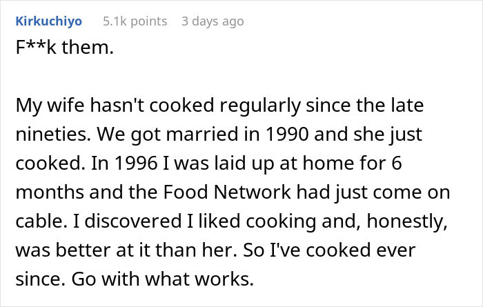 Woman Maliciously Complies With Her MIL And Chills With Men Instead Of Helping Out In The Kitchen Woman Maliciously Complies With Her MIL And Chills With Men Instead Of Helping Out In The Kitchen