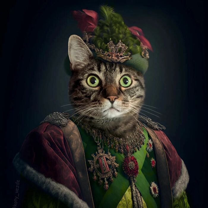 This Artist Swaps People In Classical Paintings With Cats (38 New Pics) This Artist Swaps People In Classical Paintings With Cats (38 New Pics)