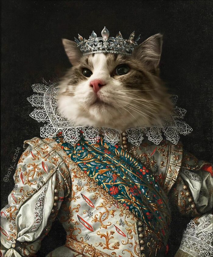 This Artist Swaps People In Classical Paintings With Cats (38 New Pics) This Artist Swaps People In Classical Paintings With Cats (38 New Pics)