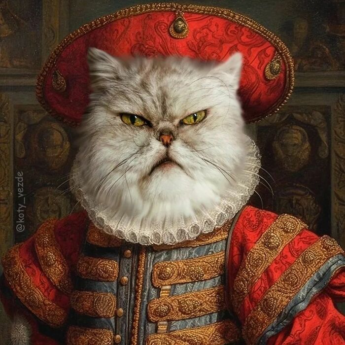 This Artist Swaps People In Classical Paintings With Cats (38 New Pics) This Artist Swaps People In Classical Paintings With Cats (38 New Pics)
