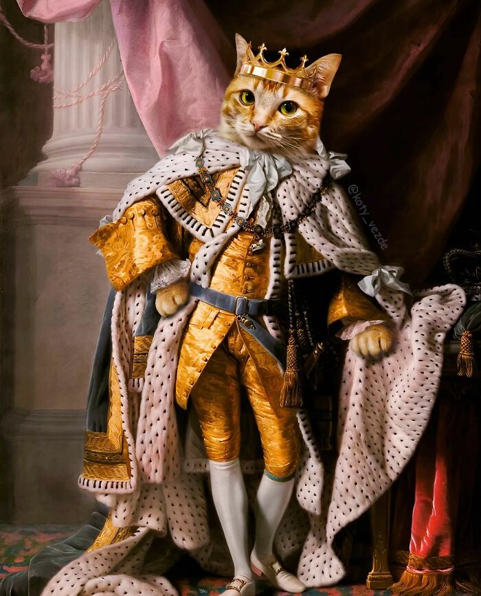 This Artist Swaps People In Classical Paintings With Cats (38 New Pics) This Artist Swaps People In Classical Paintings With Cats (38 New Pics)