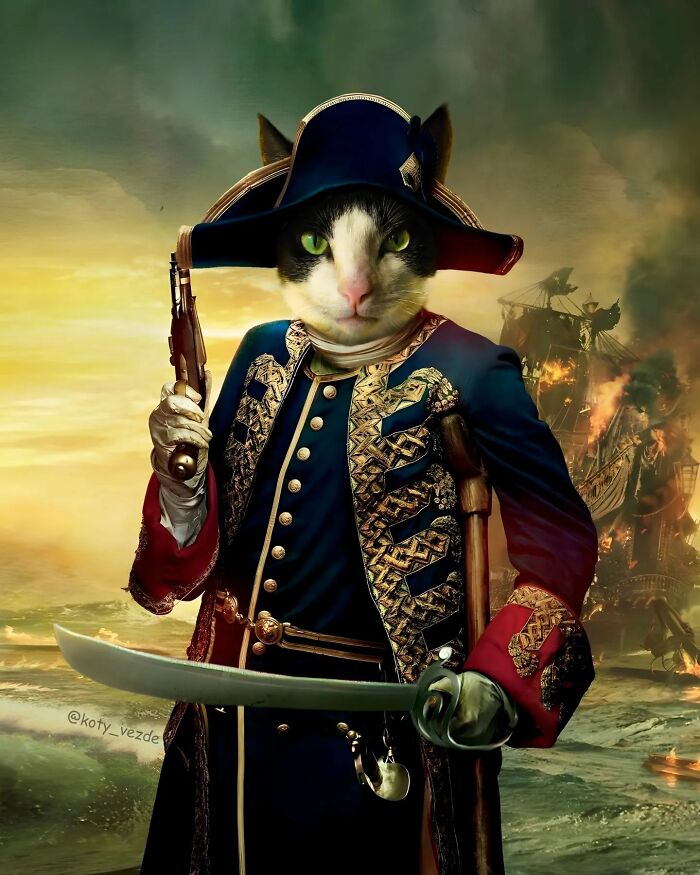 This Artist Swaps People In Classical Paintings With Cats (38 New Pics) This Artist Swaps People In Classical Paintings With Cats (38 New Pics)