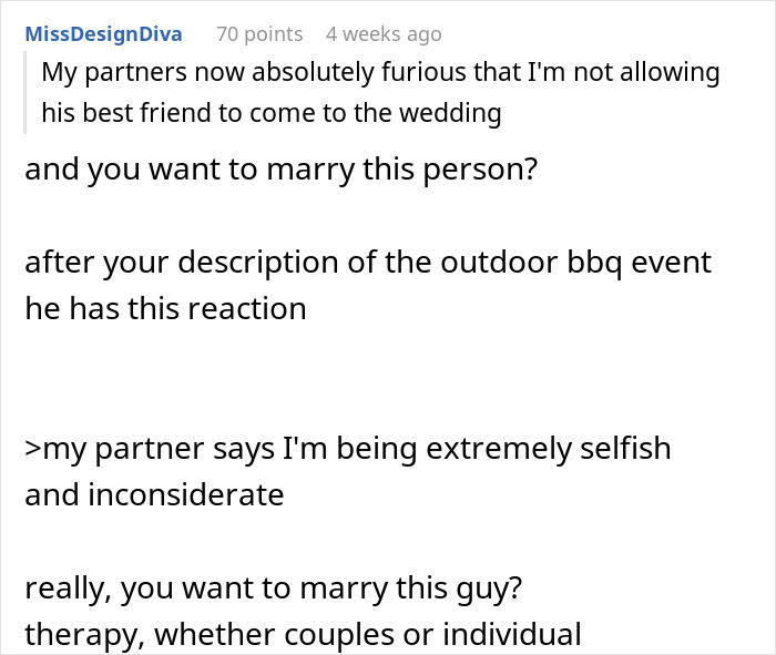 Groomsman Is Mad He Can’t Bring His Baby Despite Bride Giving 2-Year Notice About Child-Free Wedding Groomsman Is Mad He Can’t Bring His Baby Despite Bride Giving 2-Year Notice About Child-Free Wedding