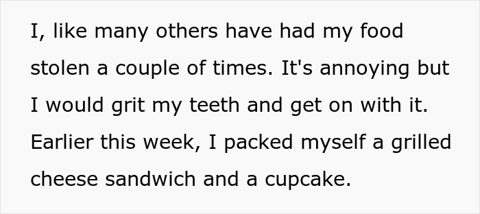 ‘Lunch Thief’ Eats Half Of Employee’s Lunch, They Start Bawling, Employees Laugh ‘Lunch Thief’ Eats Half Of Employee’s Lunch, They Start Bawling, Employees Laugh