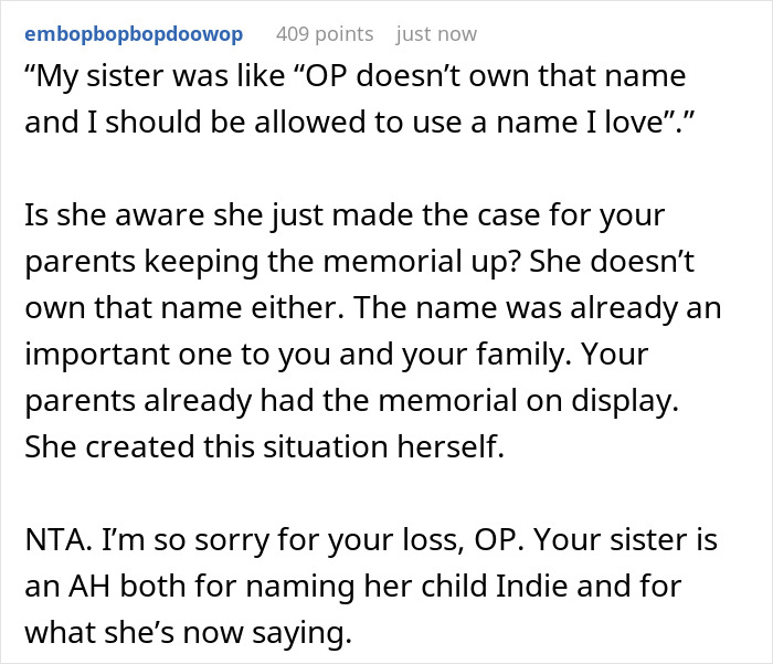 &#8220;[Am I The Jerk] For Refusing To Ask My Parents To Take Down A Memorial To My Late Daughter?&#8221;