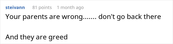 “If I Didn’t Agree, I Could Leave”: Teen Moves Out After Parents Try To Claim Their Money “If I Didn’t Agree, I Could Leave”: Teen Moves Out After Parents Try To Claim Their Money