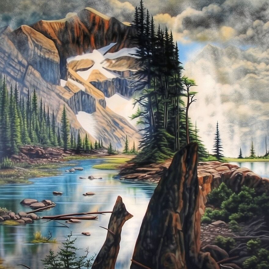 20 Hidden Portraits In Midjourney Landscapes 20 Hidden Portraits In Midjourney Landscapes