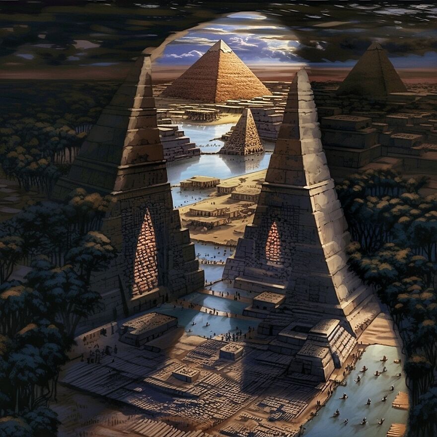 20 Hidden Portraits In Midjourney Landscapes