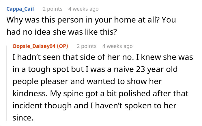 Woman Is Happy To Finally Get Her Own Dwelling, Shady Friend Wants To Move In There Too