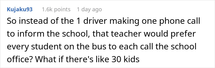 Student Mad Over 5 Days Of Detention After Their School Bus Is Late And They “Fail” To Report It Student Mad Over 5 Days Of Detention After Their School Bus Is Late And They “Fail” To Report It