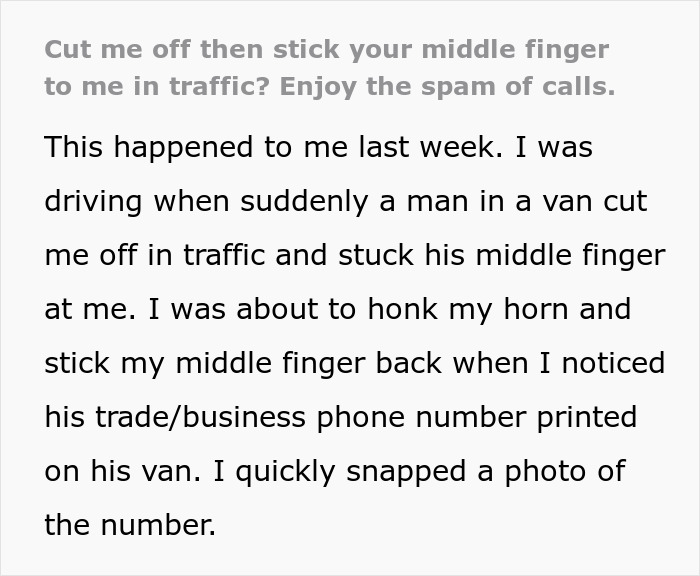 Woman Wreaks Petty Revenge On A Driver Who Gave Her The Finger After Cutting Her Off In Traffic Woman Wreaks Petty Revenge On A Driver Who Gave Her The Finger After Cutting Her Off In Traffic