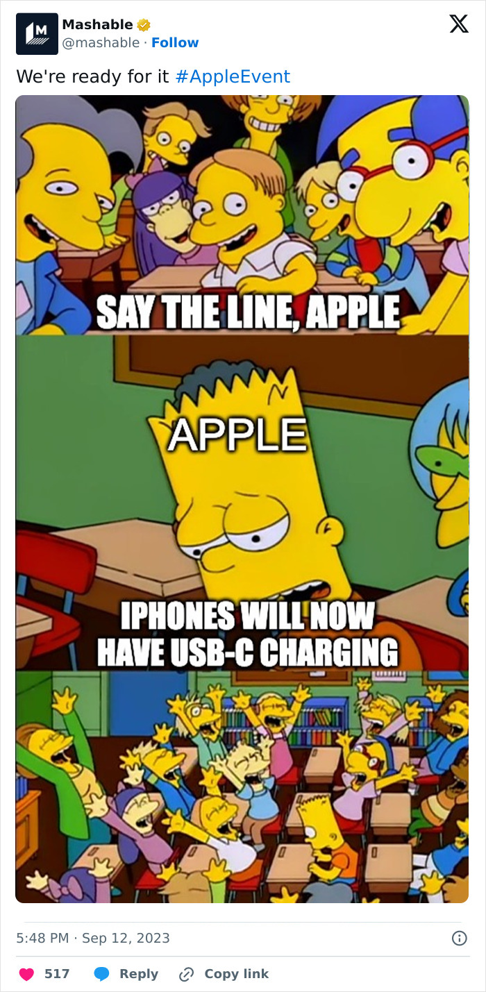 iPhone 15 Was Just Unveiled And Here Are 32 Of The Internet’s Best Reactions To Apple Event 2023 iPhone 15 Was Just Unveiled And Here Are 32 Of The Internet’s Best Reactions To Apple Event 2023