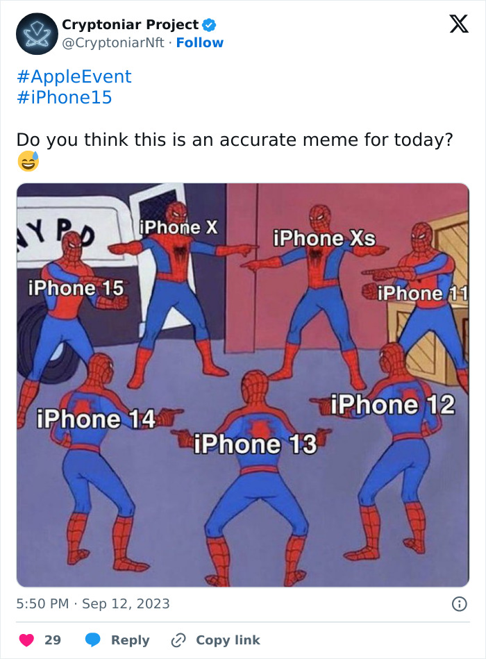 iPhone 15 Was Just Unveiled And Here Are 32 Of The Internet’s Best Reactions To Apple Event 2023 iPhone 15 Was Just Unveiled And Here Are 32 Of The Internet’s Best Reactions To Apple Event 2023