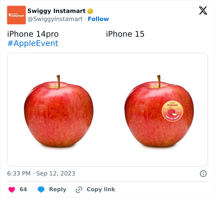 iPhone 15 Was Just Unveiled And Here Are 32 Of The Internet’s Best Reactions To Apple Event 2023 iPhone 15 Was Just Unveiled And Here Are 32 Of The Internet’s Best Reactions To Apple Event 2023