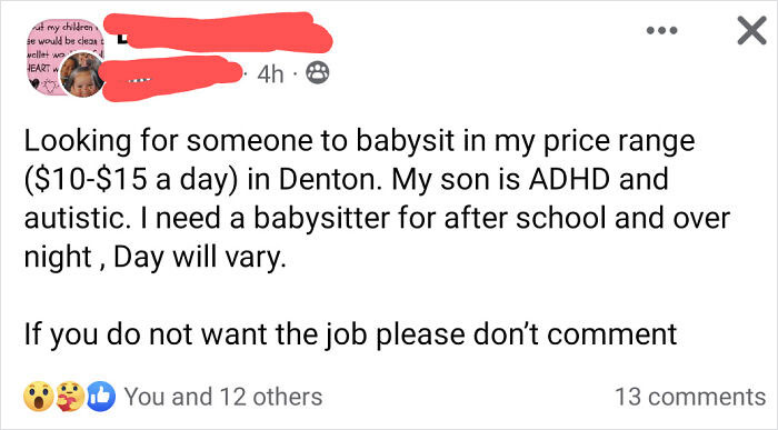 30 Posts From Delusional Parents Who Would Ask Babysitters To Pay Them, If They Could 30 Posts From Delusional Parents Who Would Ask Babysitters To Pay Them, If They Could