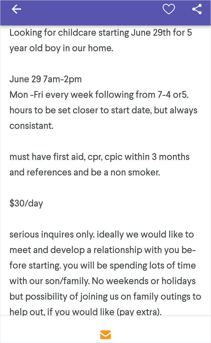 30 Posts From Delusional Parents Who Would Ask Babysitters To Pay Them, If They Could 30 Posts From Delusional Parents Who Would Ask Babysitters To Pay Them, If They Could