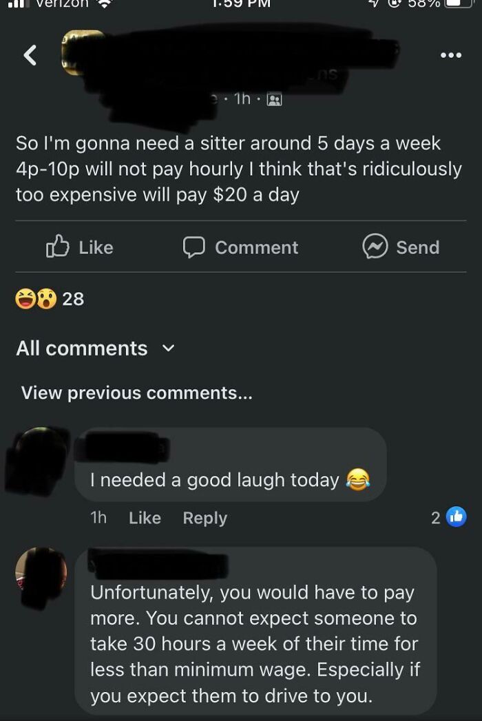 30 Posts From Delusional Parents Who Would Ask Babysitters To Pay Them, If They Could 30 Posts From Delusional Parents Who Would Ask Babysitters To Pay Them, If They Could