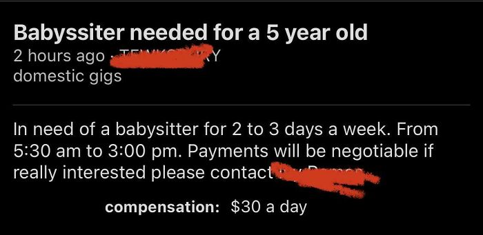 30 Posts From Delusional Parents Who Would Ask Babysitters To Pay Them, If They Could 30 Posts From Delusional Parents Who Would Ask Babysitters To Pay Them, If They Could