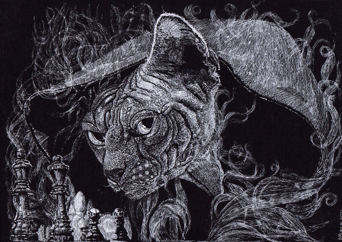 My Daughter Got Me A Black Sketchbook A Couple Of Years Ago, Here Are 30 New White Dot Drawings That I Made My Daughter Got Me A Black Sketchbook A Couple Of Years Ago, Here Are 30 New White Dot Drawings That I Made