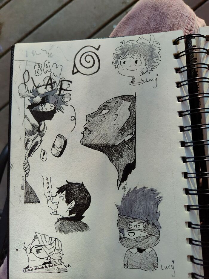 Hey Pandas, Share A Drawing From Your Sketchbook (Closed)