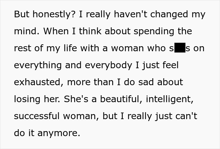 &ldquo;I Really Just Can’t Do It Anymore&rdquo;: Mean Woman Gets Reality Check When Fiance Calls Off Engagement