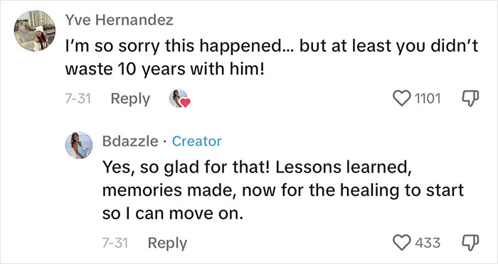 Woman Pretends Not To Know BF Is Cheating, They Have A Great 9-Week Trip Whilst She Exposes Him Woman Pretends Not To Know BF Is Cheating, They Have A Great 9-Week Trip Whilst She Exposes Him