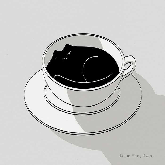 I Create Minimal Illustrations Featuring Cats Blended Into Landscapes And Other Scenes (40 New Pics) I Create Minimal Illustrations Featuring Cats Blended Into Landscapes And Other Scenes (40 New Pics)