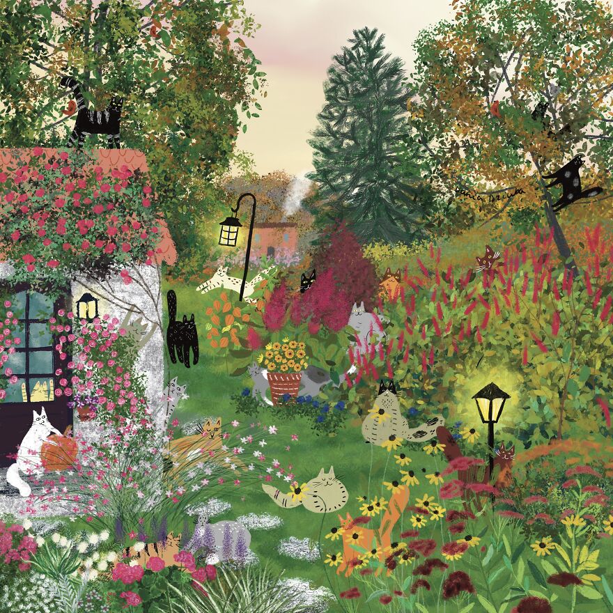 I Created Whimsical Cat Illustrations To Make Our World A Bit Happier (11 Pics) I Created Whimsical Cat Illustrations To Make Our World A Bit Happier (11 Pics)