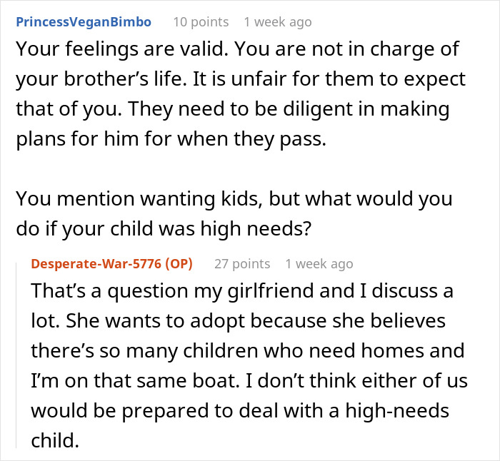 “I Can’t Wait To Abandon My Disabled Brother”: The Internet Showers Man With Support “I Can’t Wait To Abandon My Disabled Brother”: The Internet Showers Man With Support