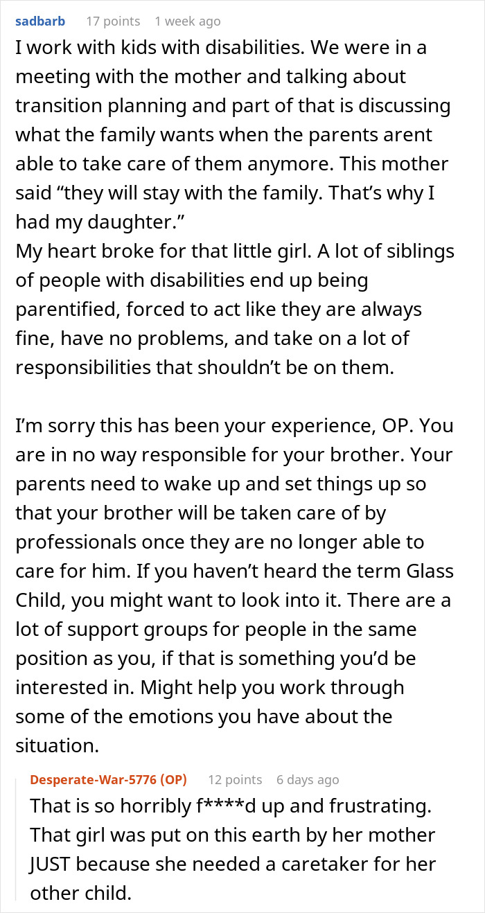 “I Can’t Wait To Abandon My Disabled Brother”: The Internet Showers Man With Support “I Can’t Wait To Abandon My Disabled Brother”: The Internet Showers Man With Support